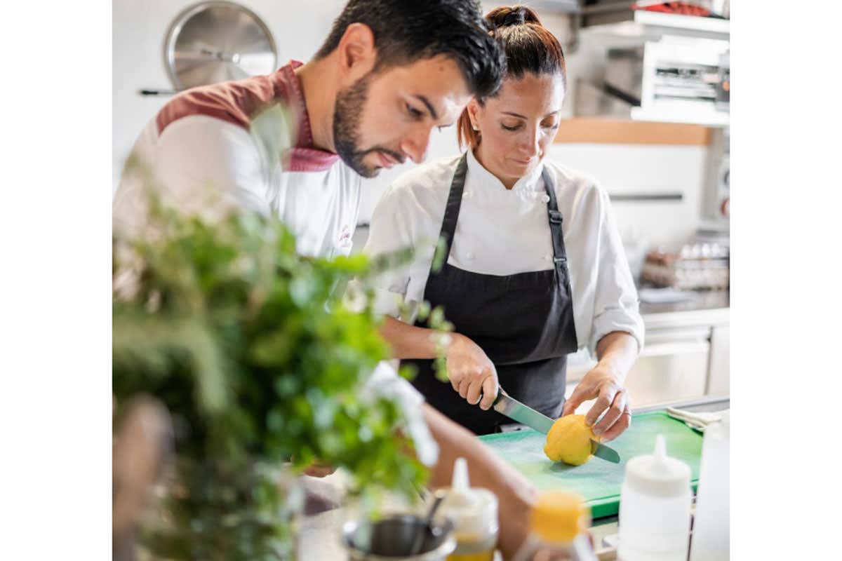 Angelo Motolese e Jennifer Bianchi Il Petrosino: sapori di Puglia in chiave contemporanea