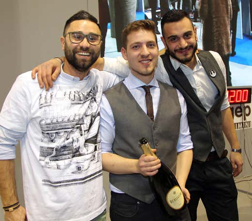 da sinistra: Angelo Segoni, Giacomo Vannelli e Francesco Masciullo