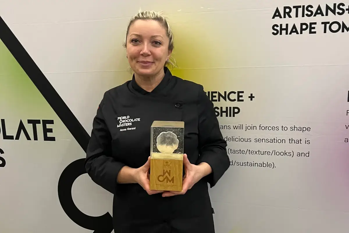 Anna Gerasi ha vinto il titolo italiano 2022 del World chocolate masters 