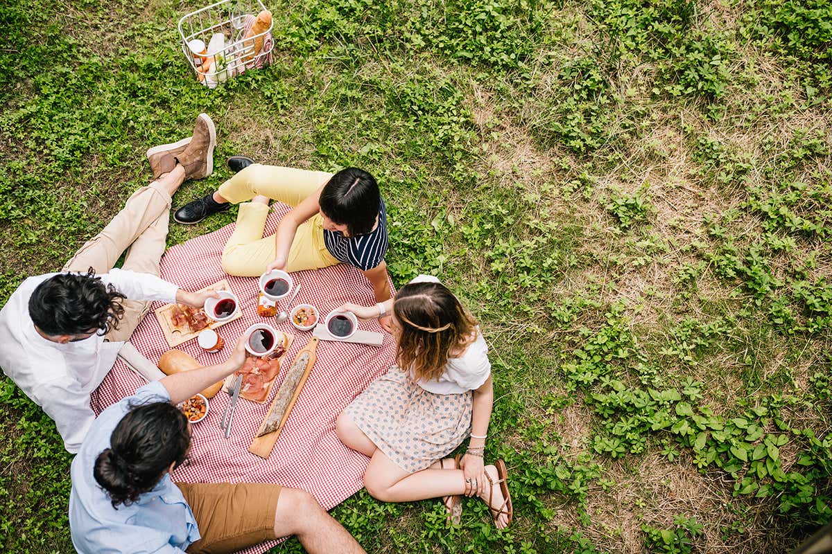 Il&nbsp; Pig-Nic all'Antica Corte Pallavicina. Foto: Infraordinario 