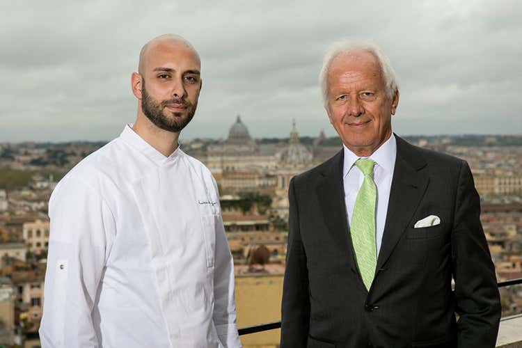 Andrea Antonini e Roberto Wirth (Antonini, la stella dell'Imàgo «Ho riportato la padella in cucina»)