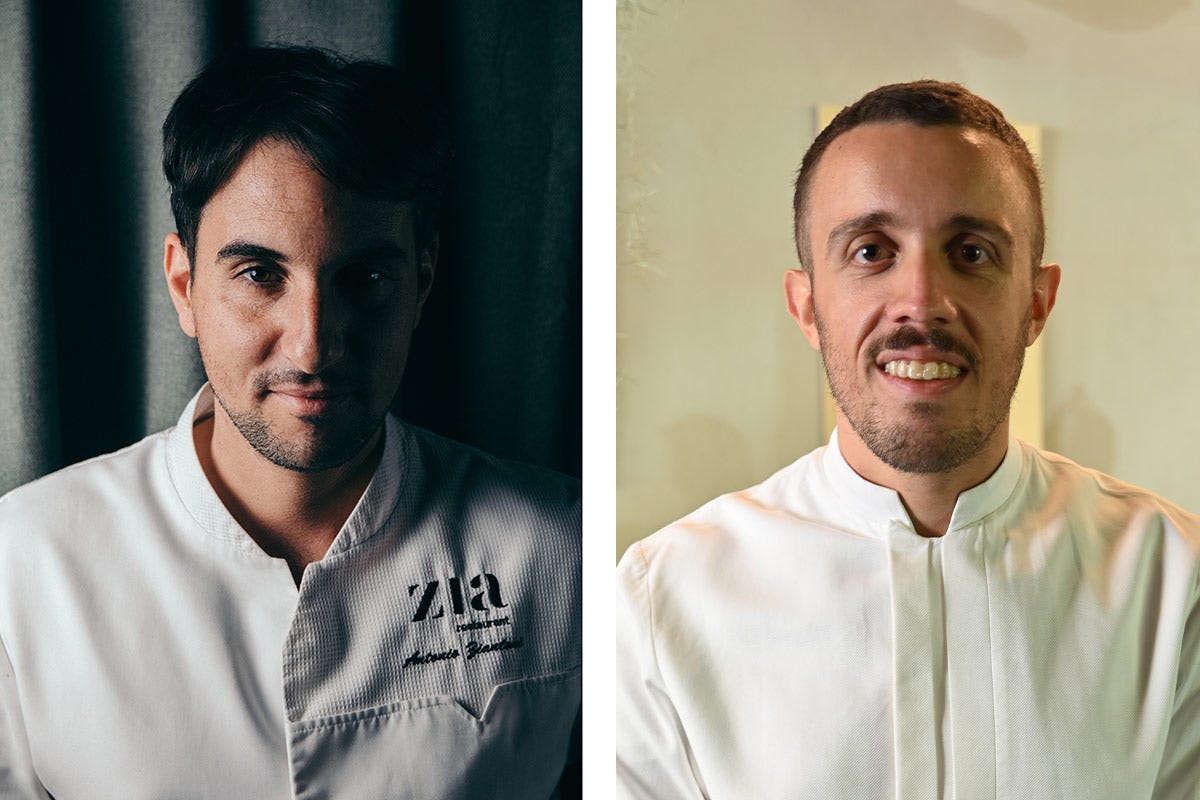 Antonio Ziantoni e Christian Marasca Da Zia Restaurant a Roma si usano solo panna e burro di alta qualità