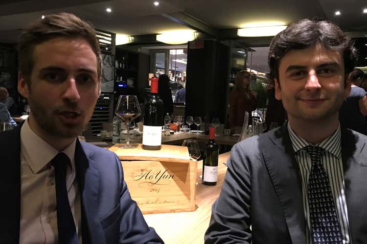 Jean Sebastien Philippe e Andrea Pasqua (Ao Yun, il vino che nasce a 2.500 metri Moet Hennessy vince una nuova sfida)