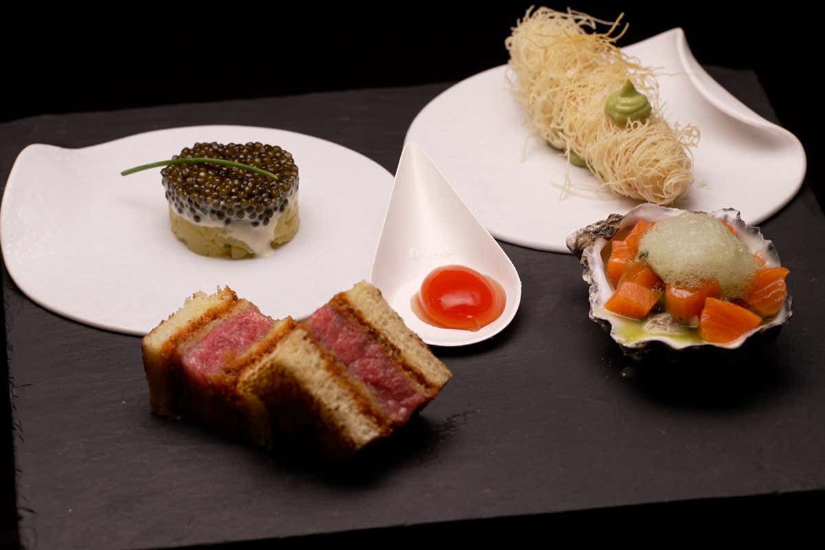 L'aperitivo firmato Giorgio Guglielmetti La Cucina di Longino: il menu di Natale con Claudio Sadler