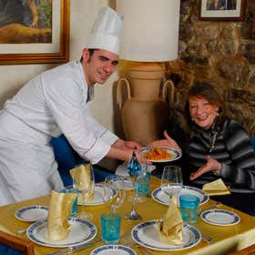 Michele Pidone porta in tavola una sua creazione