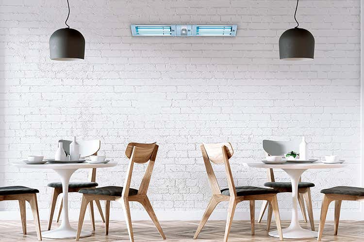 Lampada germicida Uvlogika - Aria pulita e superfici sanificate Da Vortice le soluzioni per i locali