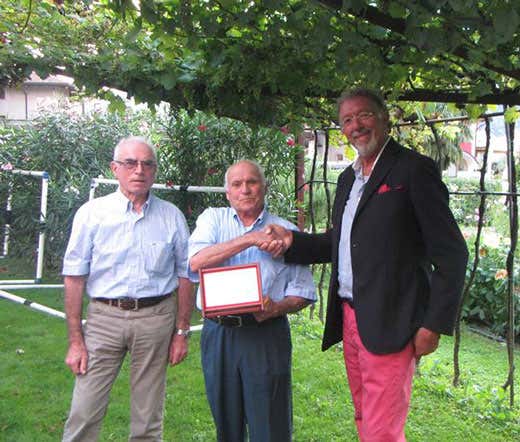 da sinistra: Arrigo Pisoni, Ginetto Tranquillini e Beppe Bertagnolli da sinistra: Arrigo Pisoni, Ginetto Tranquillini e Beppe Bertagnolli