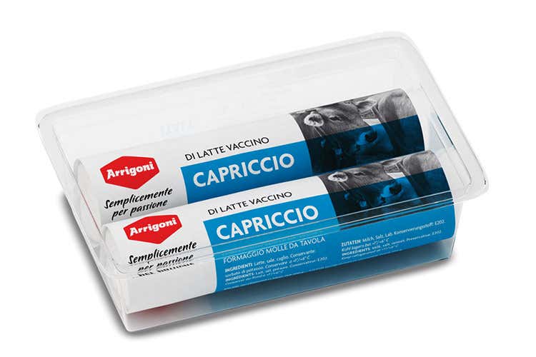 Capriccio, formaggio spalmabile di latte vaccino di Arrigoni Capriccio, formaggio spalmabile di latte vaccino di Arrigoni