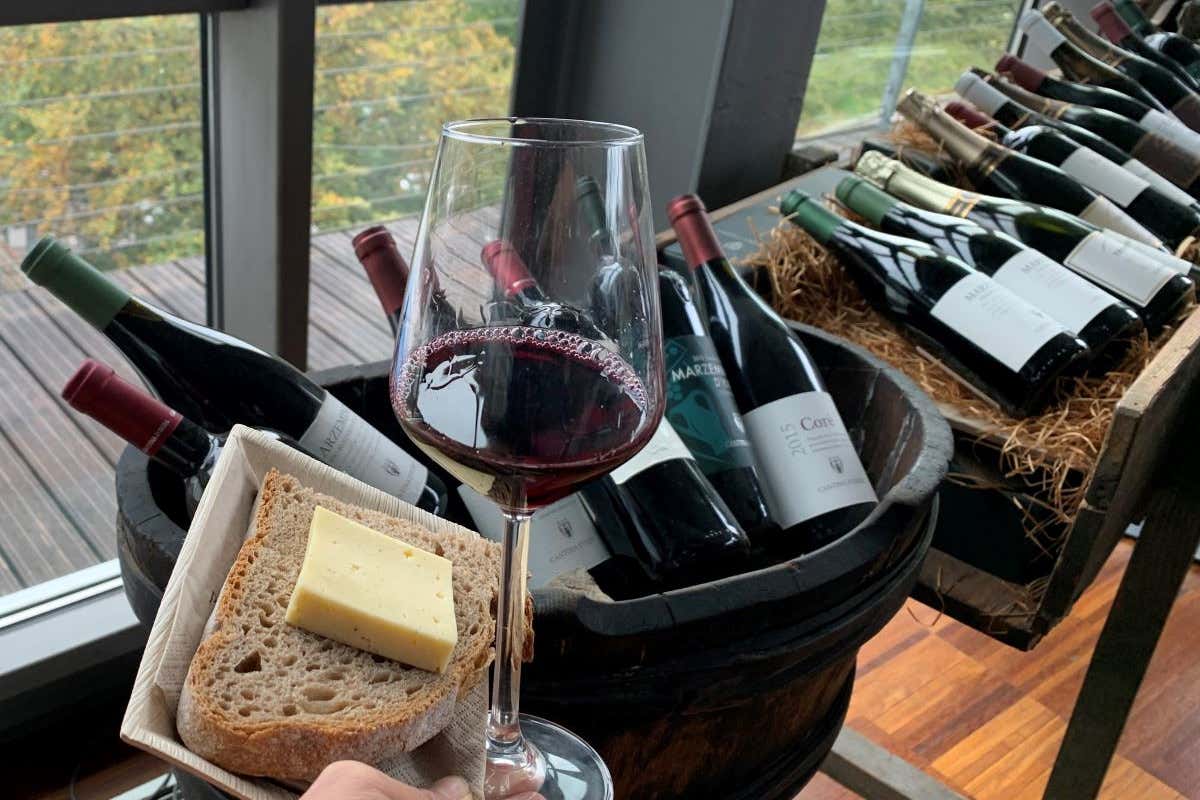 Marzemino e prodotti tipici. Fototeca Strada Vino Sapori Trentino, Foto: M. Facci In Trentino sapori d'autunno a tutto Marzemino