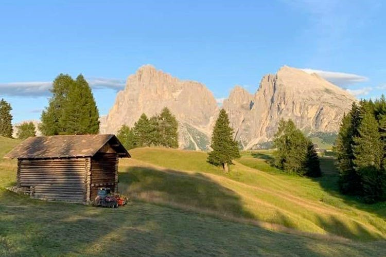 Abbandonarsi ai colori della natura in Alto Adige (Autunno al Tirler L'eco hotel sull'Alpe di Siusi)