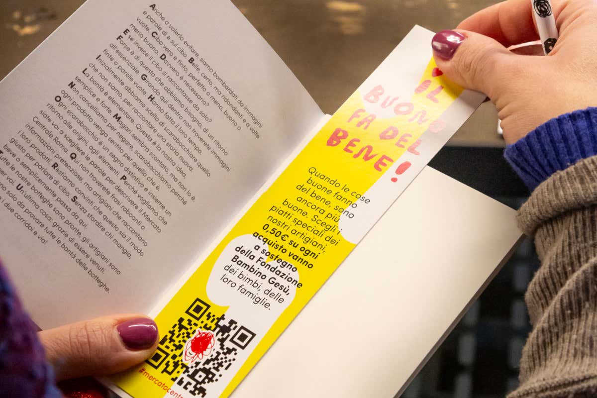 Il buono che fa bene: al Mercato Centrale Roma la campagna per i bambini malati