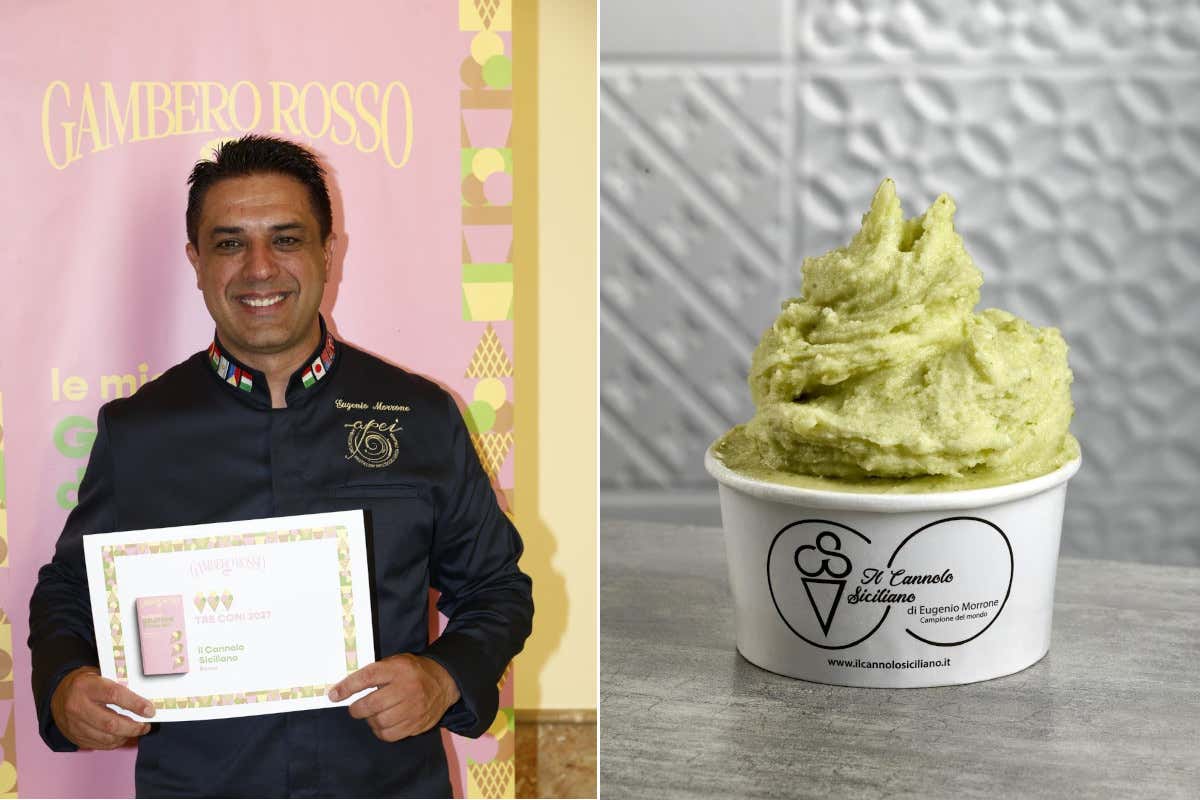 Basilico, cedro e foglia d'olivo: il gelato che trasforma il recupero in alta gastronomia