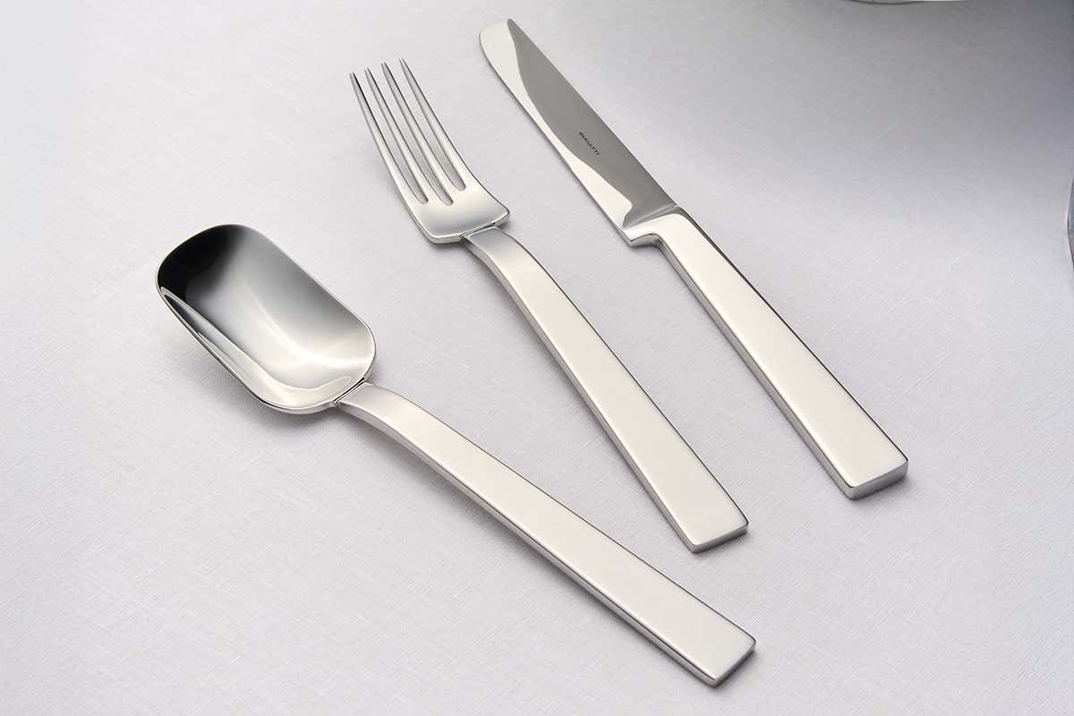 Ecco le linee di posate in acciaio 18/10 totalmente riciclato per l'Horeca