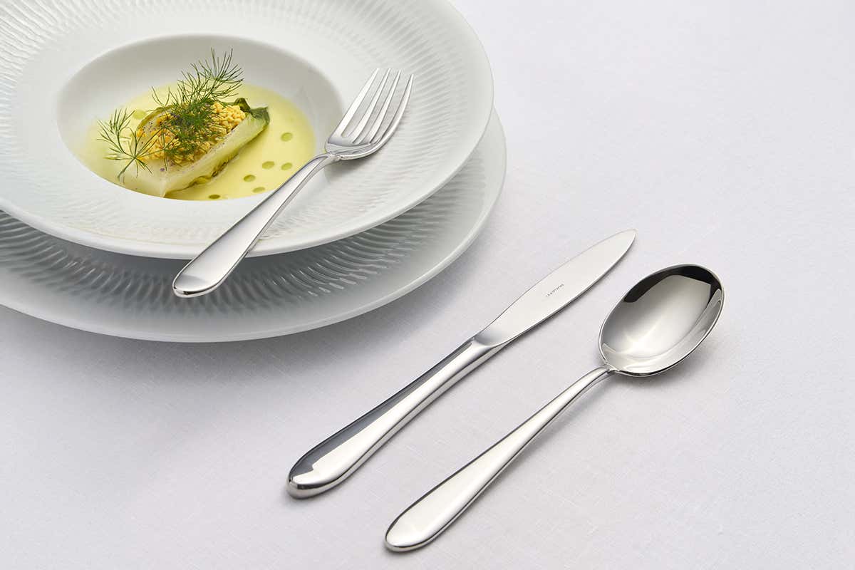 Ecco le linee di posate in acciaio 18/10 totalmente riciclato per l'Horeca