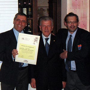 da sinistra: Ennio Baccianella, Luciano Di Loreto e Stefano Frizza