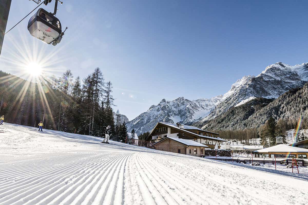Piste viscino al Bad Moos. Foto:Hannes Niederkofler Pronti, partenza&hellip; si scia: dal Tirolo all&rsquo;Alto Adige
