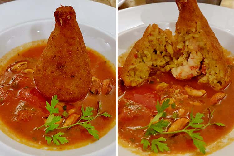 Arancina di mare (Badalamenti Cucina e Bottega Un'accoglienza da tutto esaurito)