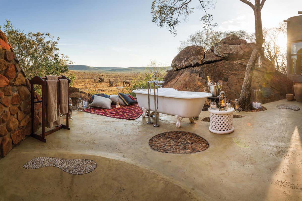 Persi nella savana Bagni d'hotel, un po' di pi&ugrave; che una passione. Per molti &egrave; il salotto dell'anima