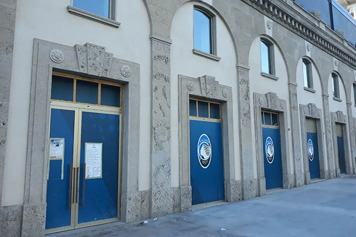 Gli spazi dello stadio dove aprir&agrave; Balzer 