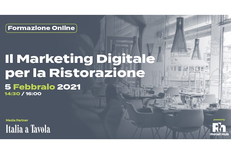 Digital marketing, il 5 febbraio un corso online per la ristorazione
