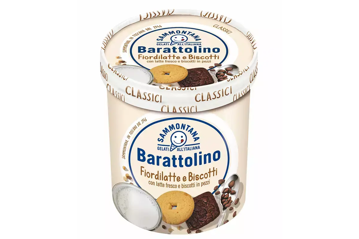 Barattolino Fiordilatte e Biscotti La fresca creativit&agrave; di Magnum e Sammonatana