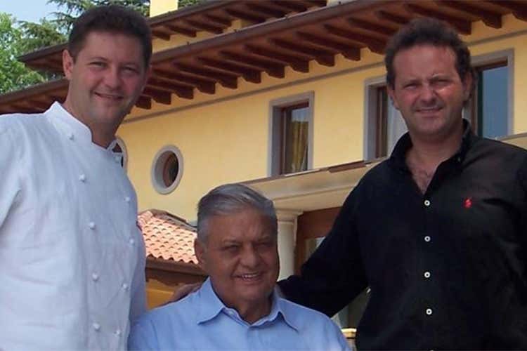 Enrico, Vittorio e Francesco Cerea - Bergamo, alberghiero dedicato a Vittorio  Chicco Cerea: «Ci trasmetteva passione»