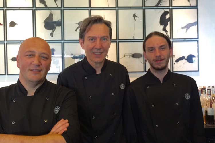 Salvatore De Rosa, Toni e Mattia Foini (A Bergamo i 25 anni de Le Iris Love Drinks, una cocktail list ad hoc)