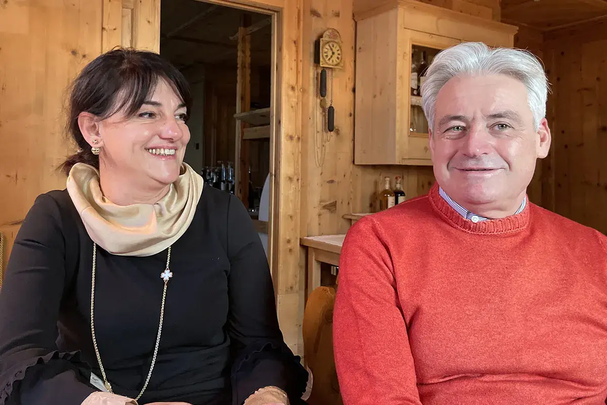 Bibiana Dirler e Maurizio Micheli Le ricette anticrisi dell'Hotel Tyrol: sicurezza, qualit&agrave; e cucina