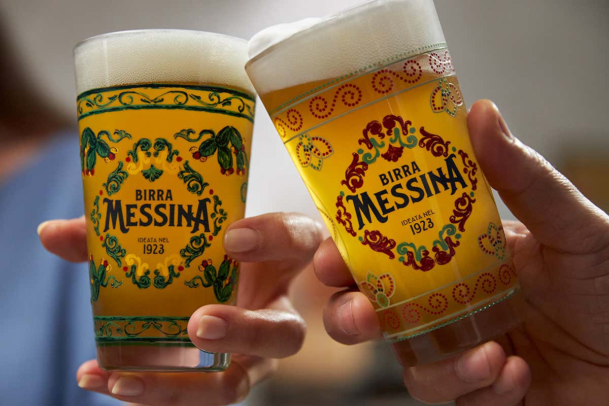 I bicchieri Fichi d'India di Ragusa e Luminarie di Trapani “La Sicilia si Vive”: parola di Birra Messina