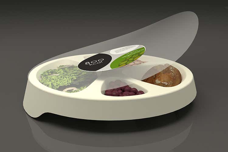 Billo, il piatto bilanciato progettato dal food designer Mauro Olivieri Unico, sano e di design Ecco Billo il piatto perfetto