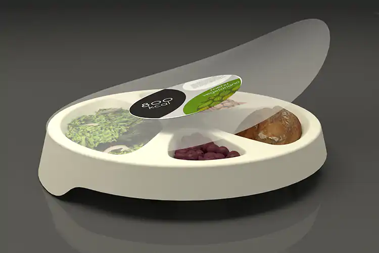 Billo, il piatto bilanciato progettato dal food designer Mauro Olivieri Unico, sano e di design Ecco Billo il piatto perfetto