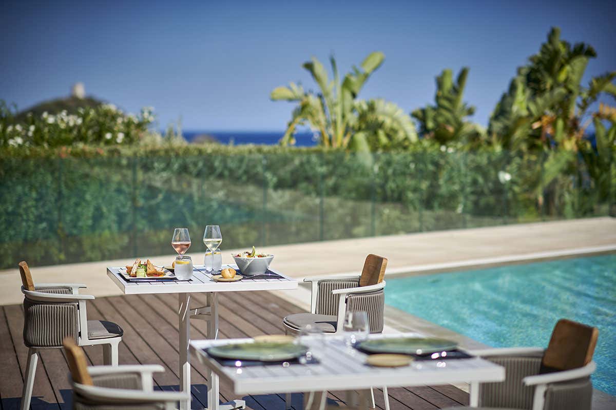 Pranzo al Bioaquam Restaurant Conrad Hotels