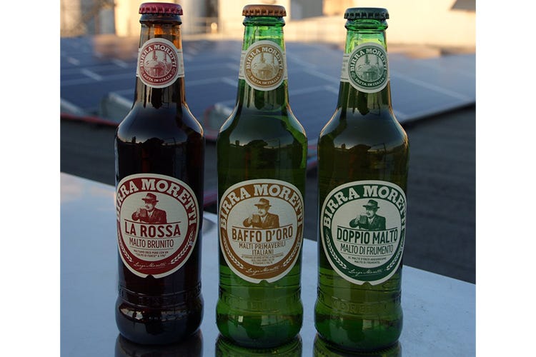 Moretti La Rossa e Doppio Malto Nuove birre prodotte con energia solare