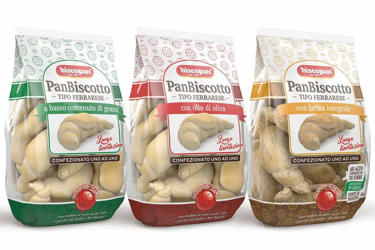 Biscopan PanBiscotto stile Ferrarese confezione da 250 grammi PanBiscotto Ferrarese anche con farina integrale