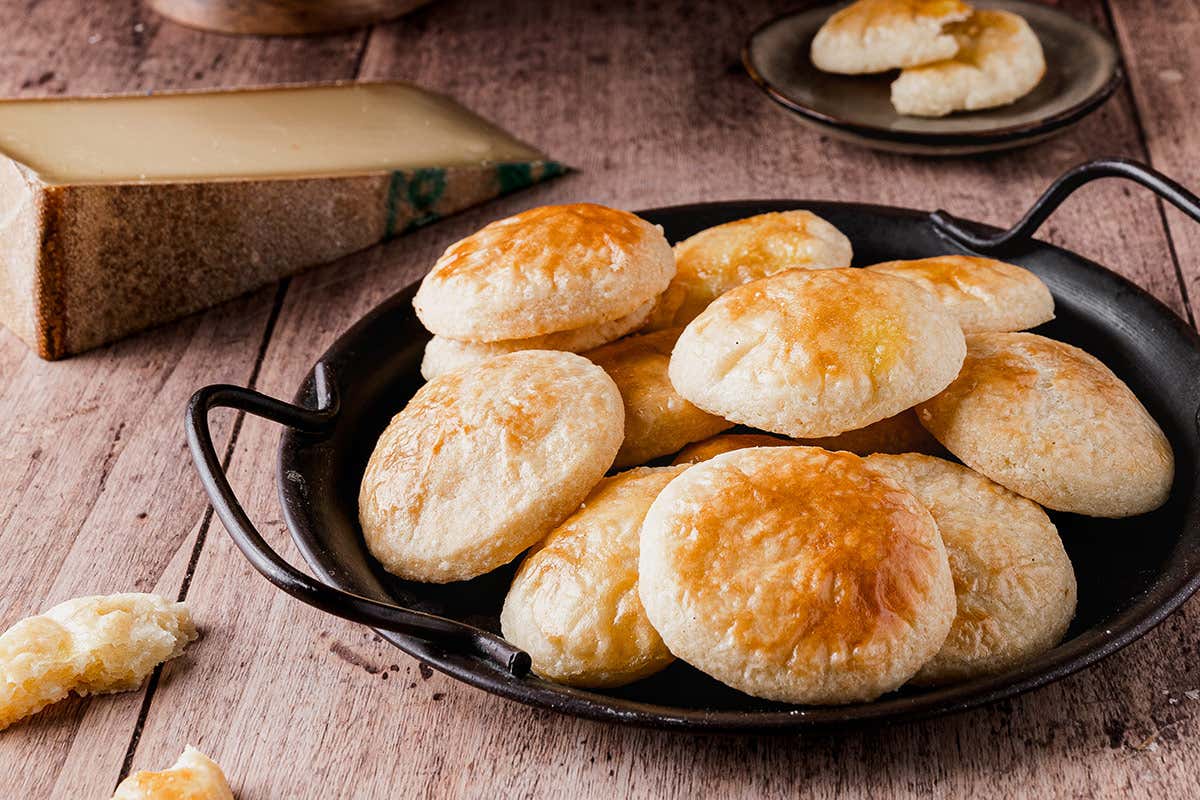 Biscotti salati alla Fontina Dop Lunga Stagionatura