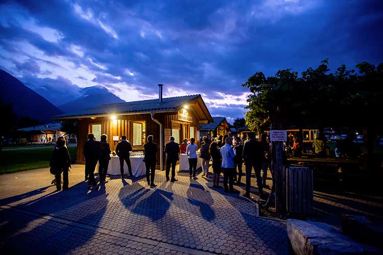 All'ingresso de La Fiorida (Bitto, piccole eccellenze crescono con l'aiuto delle stelle in cucina)