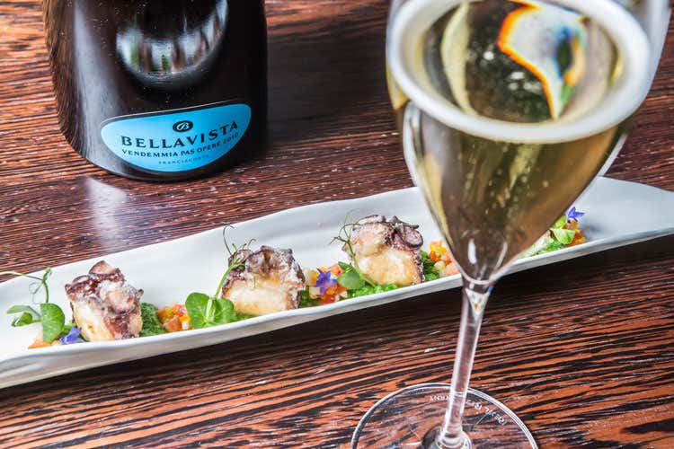 Bollicine Bellavista e menu nipponico Tocco gourmet alla Milano Fashion Week