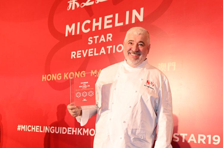 (Sette stelle Michelin per Bombana Prima volta per l'Octavium di Hong Kong)