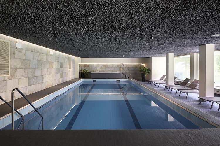 Non mancheranno le coccole in spa (Bonfanti Design Hotel Soft design ai piedi delle Dolomiti)