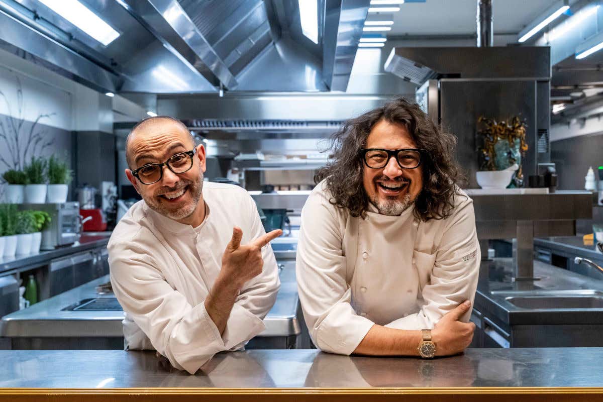 Alessandro Borghese e Riccardo Monco: andata e ritorno due cene a quattro mani a Milano e Firenze