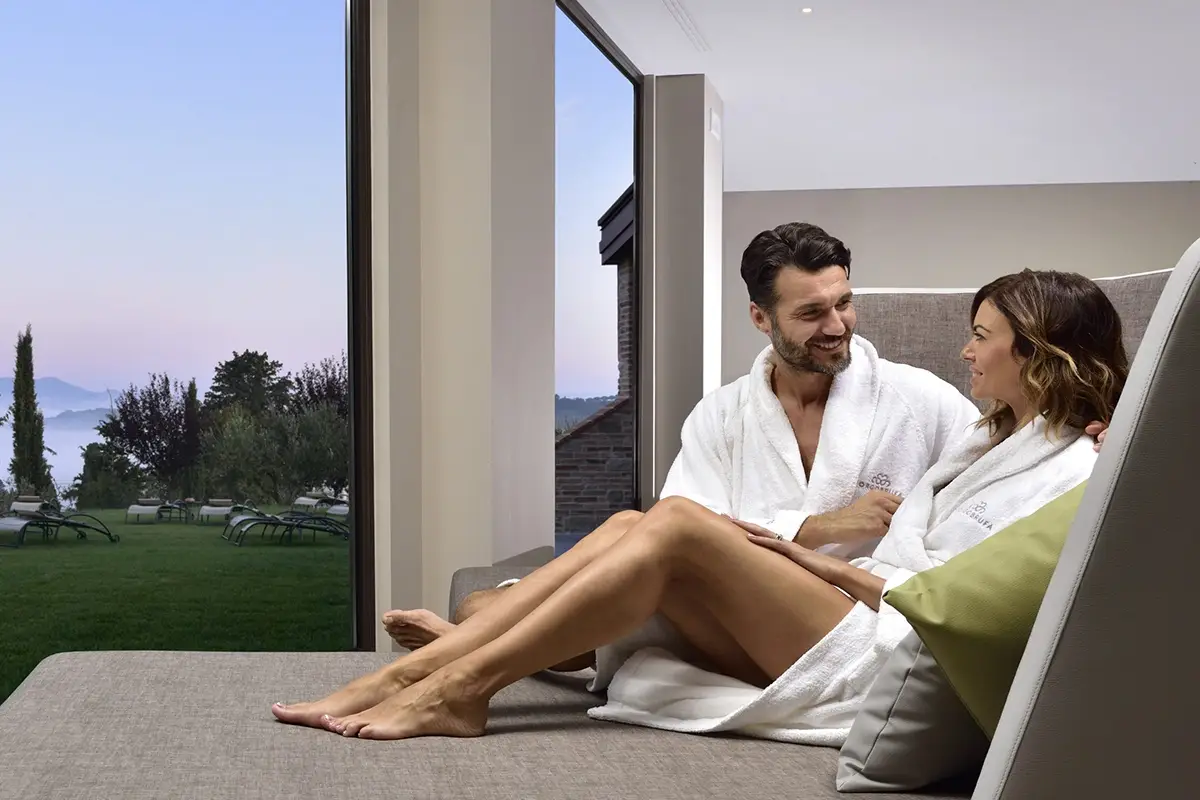 Una fuga romantica d&rsquo;inverno nel cuore pi&ugrave; esclusivo dell&rsquo;Umbria. Foto: Andrea Getuli Romantica fuga d&rsquo;Inverno a Borgobrufa: relax e buona cucina sulle colline umbre
