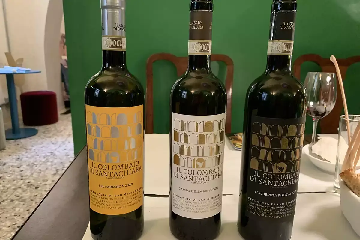 Le tre Vernaccia degustate a Milano C'&egrave; l'orgoglio contadino nella Vernaccia bio de Il Colombaio di Santa Chiara
