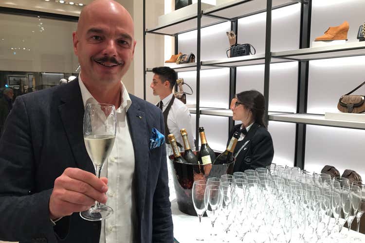 Gianluca Bisol (Boutiques come filari tra cru e griffe Brilla la vendemmia Montenapoleone &lsquo;17)