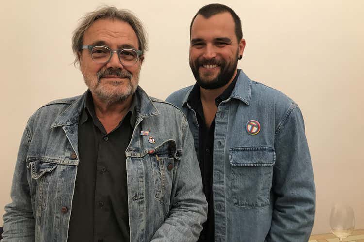 Oliviero e Rocco Toscani (Boutiques come filari tra cru e griffe Brilla la vendemmia Montenapoleone &lsquo;17)