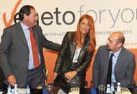da sinistra: Giancarlo Galan, Michela Vittoria Brambilla, Franco Manzato