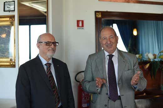 Da sinistra: Luciano Scafà e Angelo Serri (direttore di Tipicità) Da sinistra: Luciano Scafà e Angelo Serri (direttore di Tipicità)