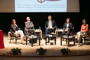 da destra: Stella Grando, Federica Camin, Giorgio Dell'Orefice, Fulvio Mattivi e Rita Vignani