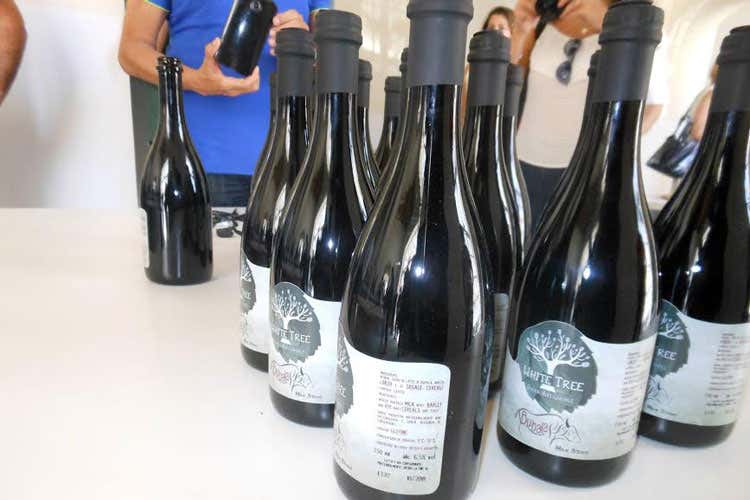 Bubala, birra con la mozzarella di bufala Alta fermentazione, colore scuro