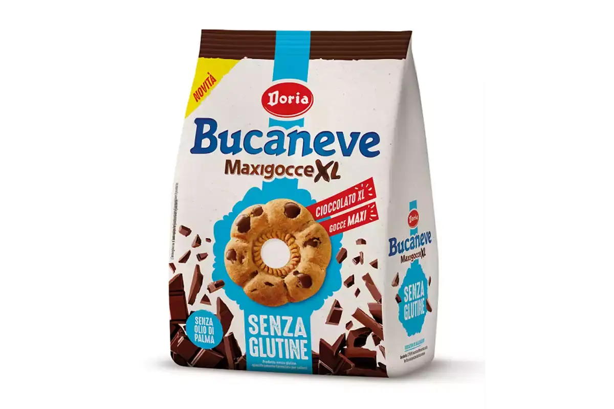 Bucaneve Doria Senza Glutine Maxigocce XL Fare il pieno di gusto, ma senza glutine
