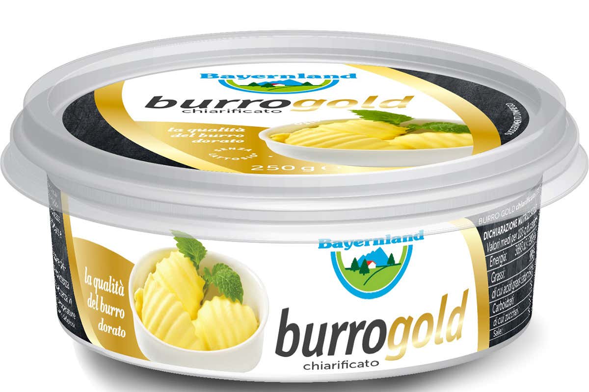 Natura in primo piano con il burro Bayernland e il latte Mila Italia a Tavola